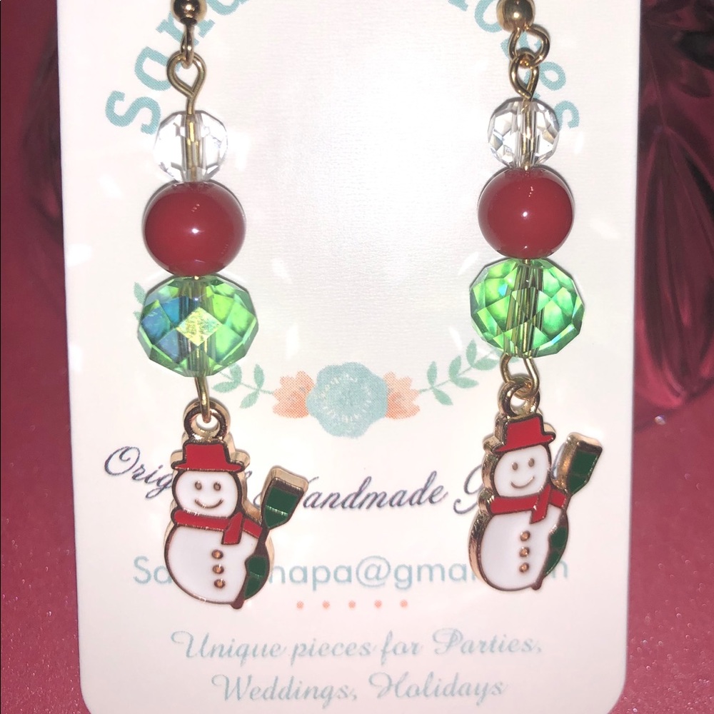 Cute snowmen earrings!❄️